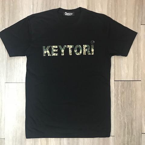 Men Tee Black w KeyTori Camo