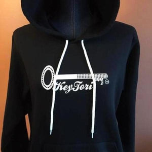 Women Black Key Hoodie