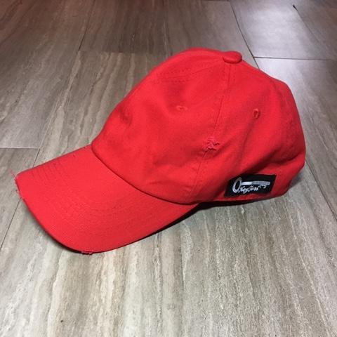 Red Strap Back Hat