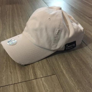 White Strap Back Hat